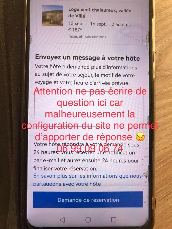Logement Chaleureux, Vallee De Ville Steige المظهر الخارجي الصورة